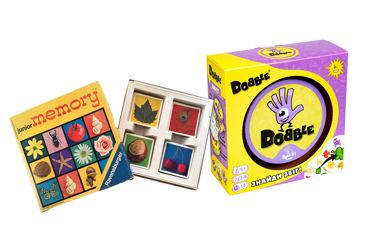 Настільна гра "Memory" та "Dobble"