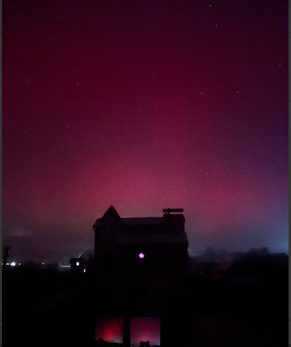 Полярне сяйво над Полонним