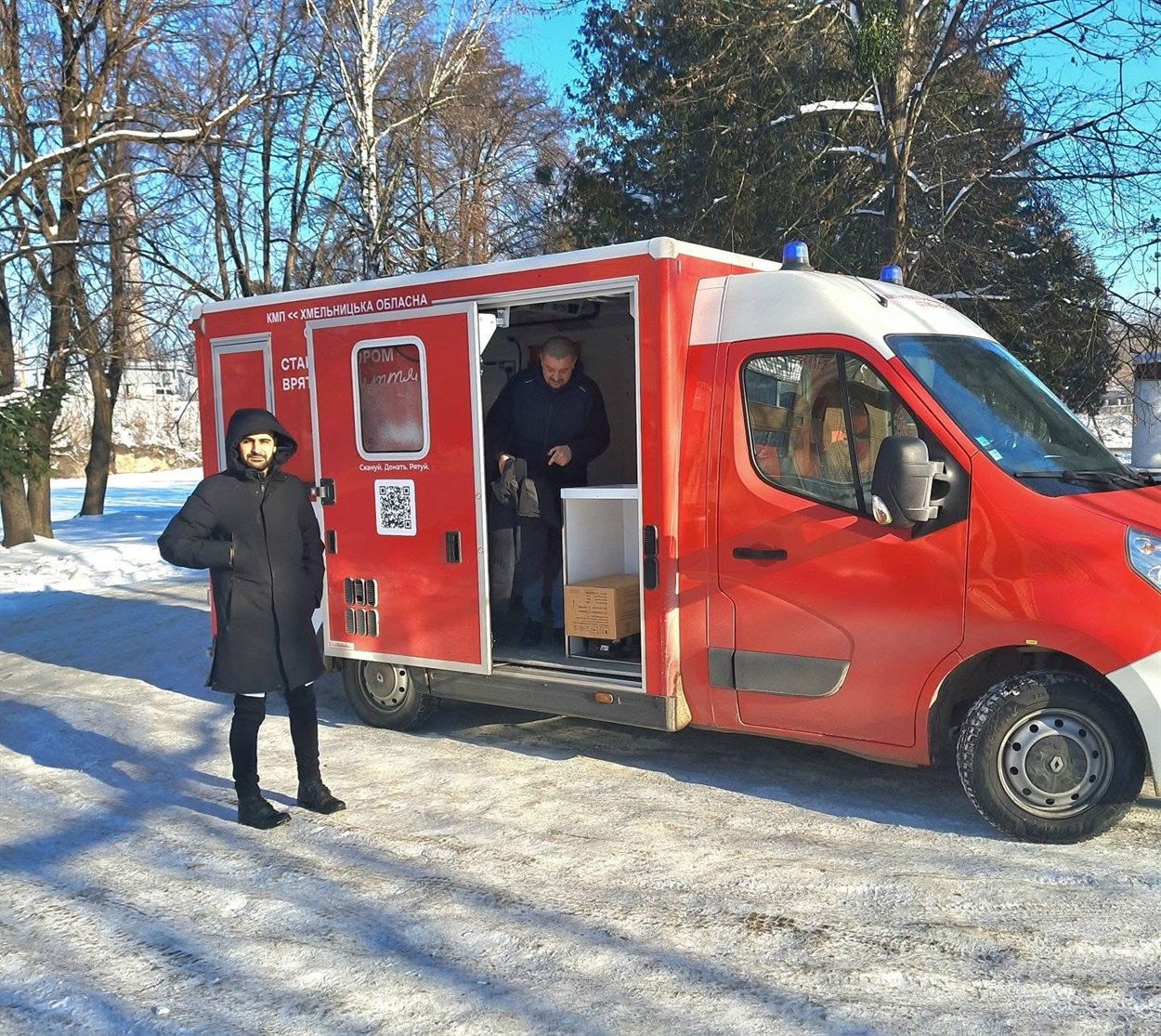 Забір крові для ЗСУ в Понінці